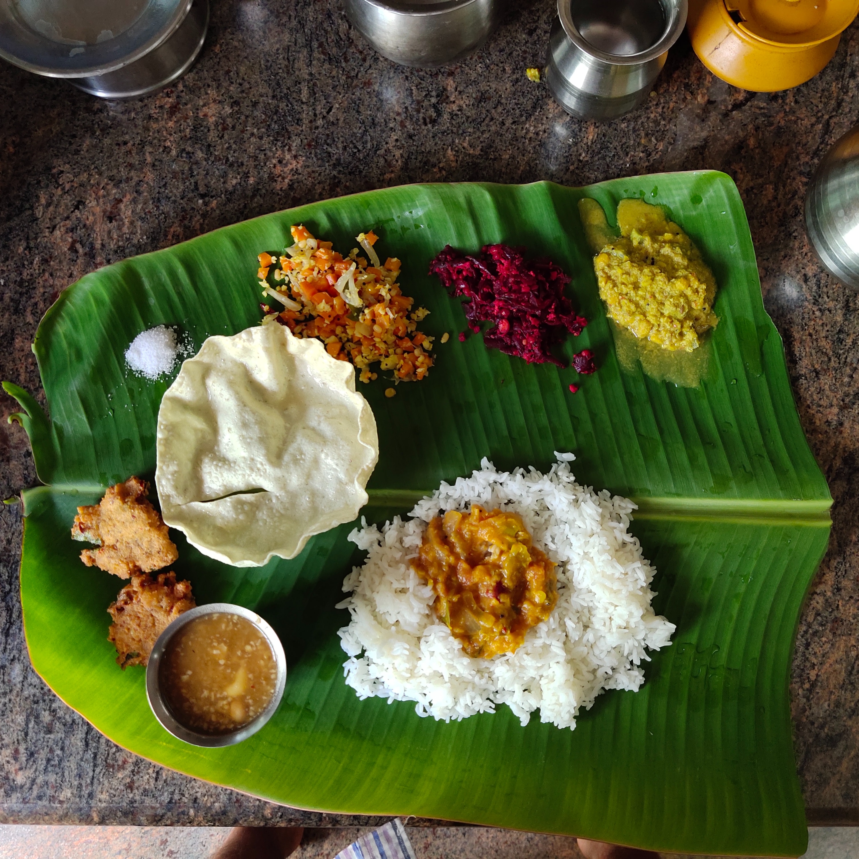 Photo of beautifully
            arranged food